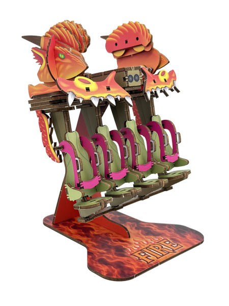 Fire Dragon Color Cutout