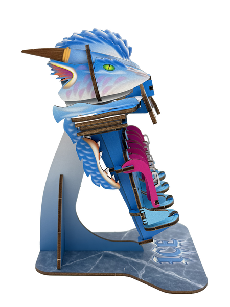 Fire & Ice Dragon Color Cutout