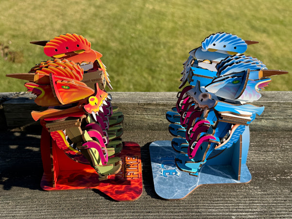 Fire & Ice Dragon Color Cutout | Pre-Sale