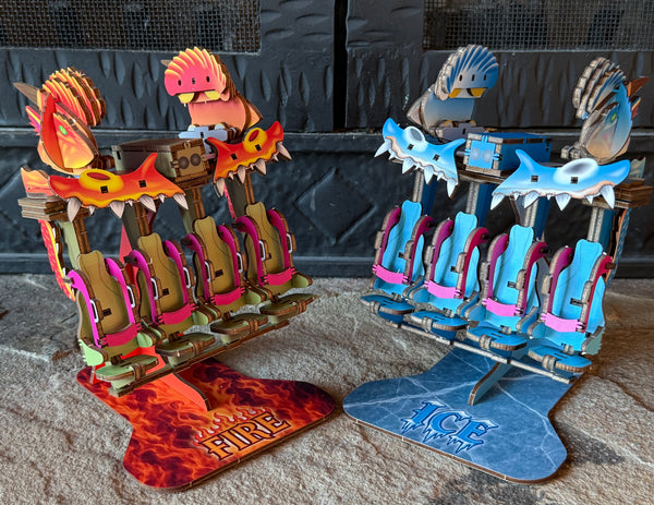 Fire & Ice Dragon Color Cutout | Pre-Sale