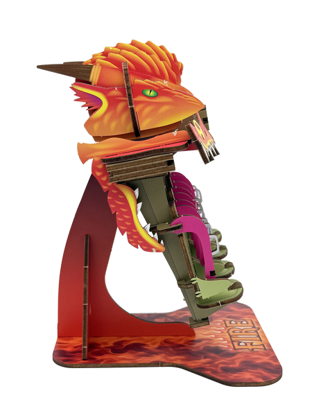 Fire Dragon Color Cutout
