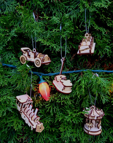 Amusement Ride Ornaments