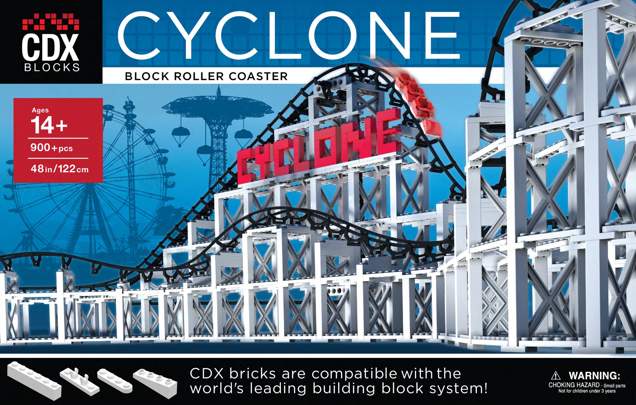 CDX Blocks Cyclone Roller Coaster –