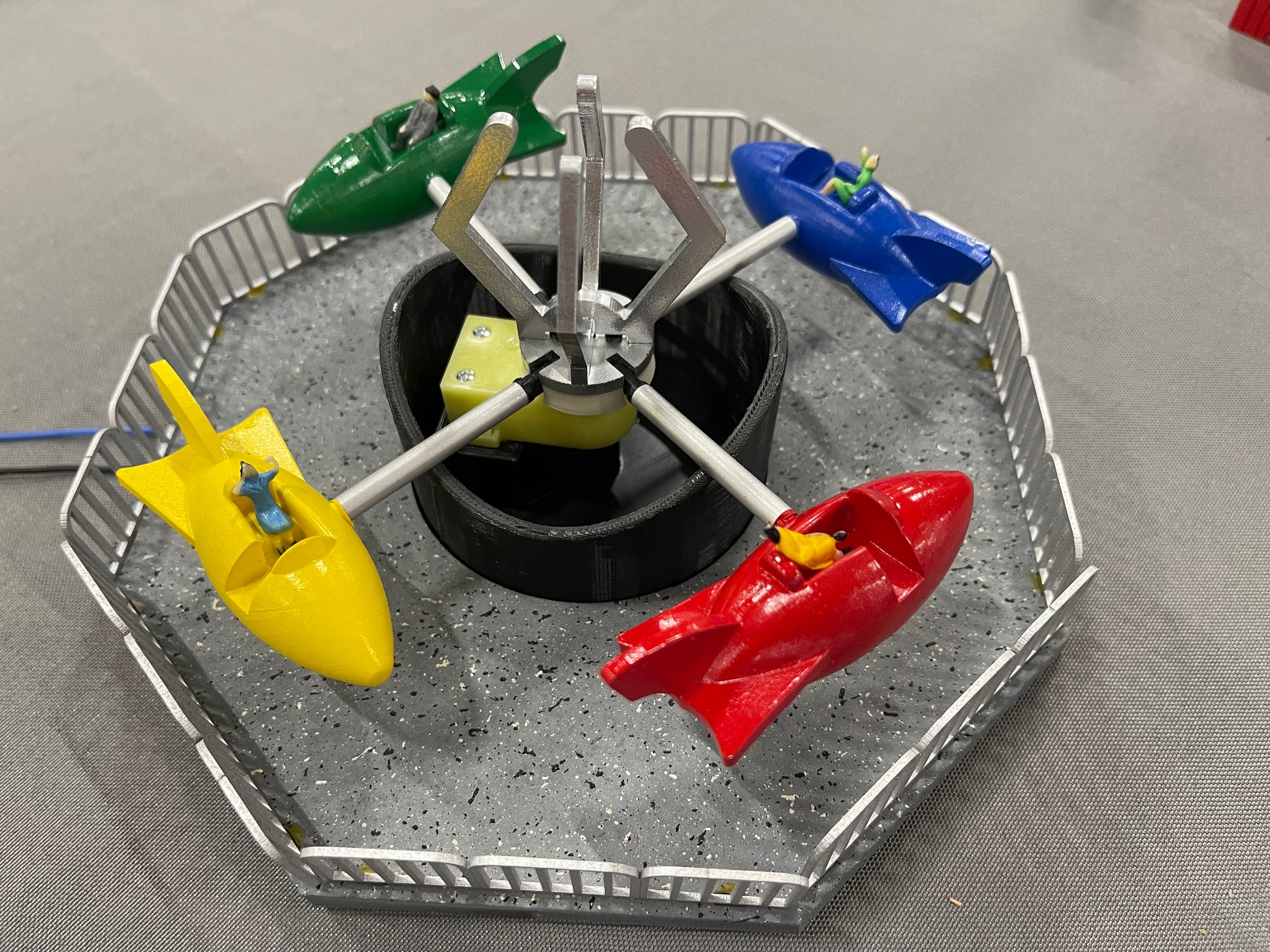 Rocket Ship Kiddie Ride